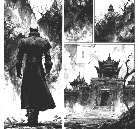 走廊尽头的社团漫画作品封面